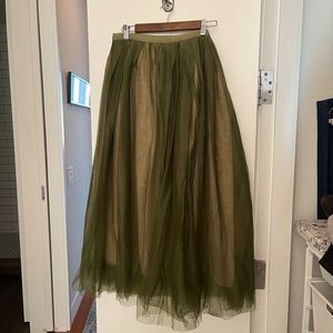 J Crew tulle midi skirt
